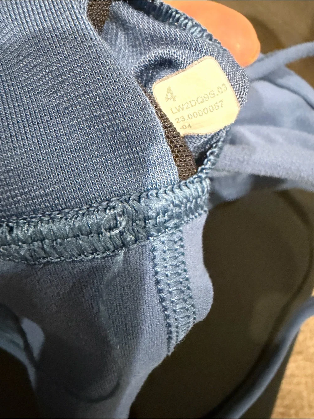 lululemon athletica Longline V-Neck Bralette in Slate Blue